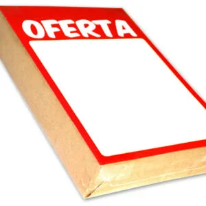 cartaz-de-oferta-A3-30x42cm-branco-vermelho-500-unids