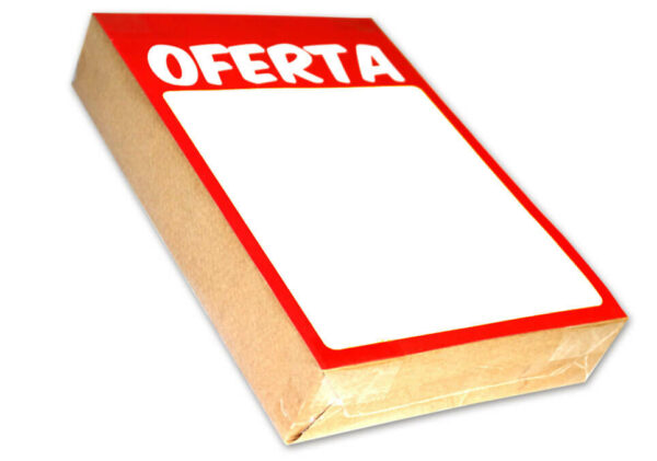 cartaz-de-oferta-A3-30x42cm-branco-vermelho-500-unids