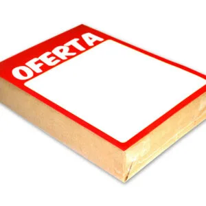 cartaz-de-oferta-A4-21x30cm-branco-vermelho-500-unids