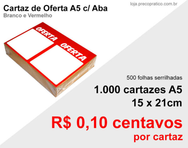 cartaz-de-oferta-A5-15x21cm-branco-vermelho-1000-unids-info